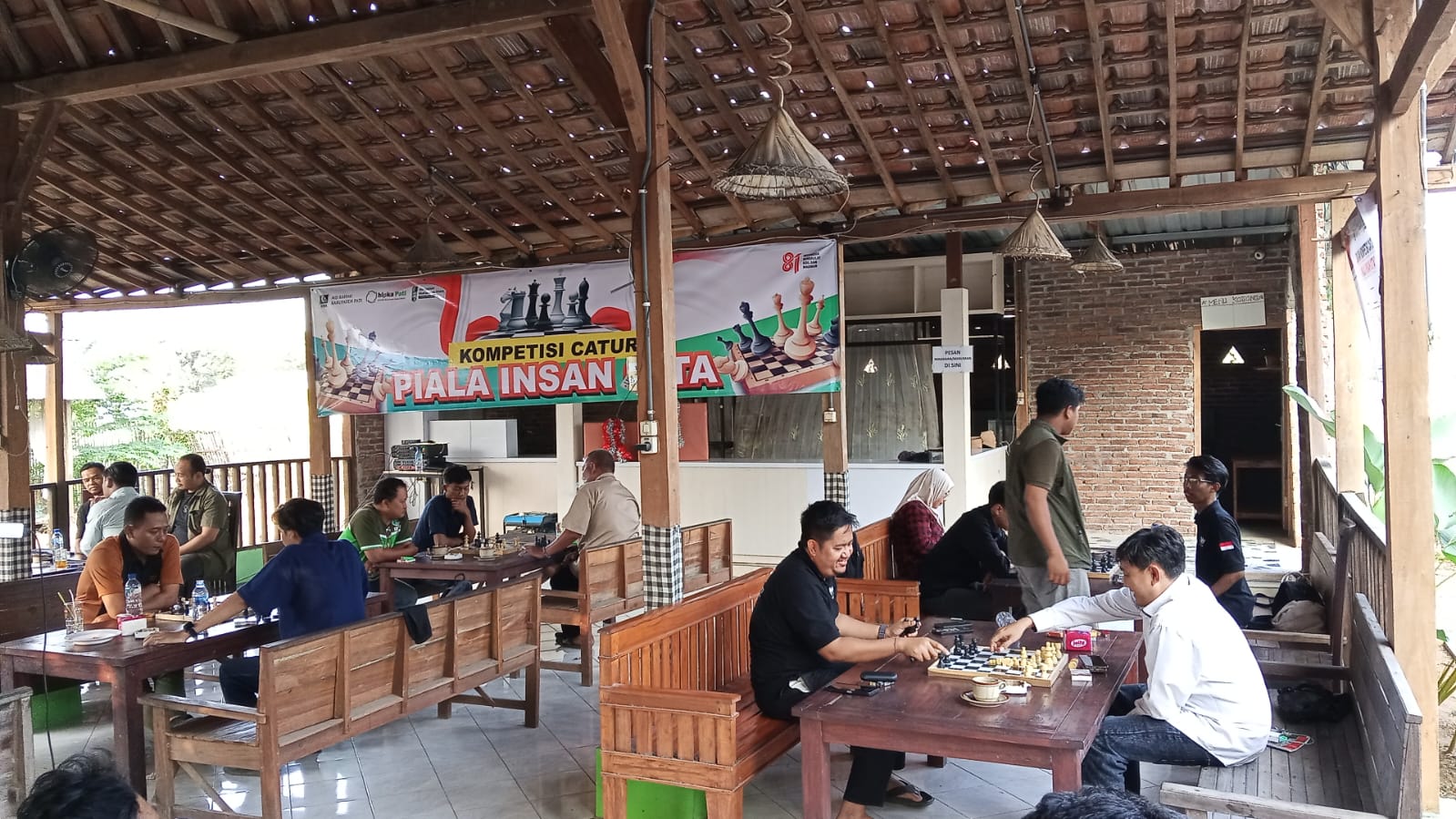 Semarak HUT RI, HIPKA dan KAHMI Pati Gelar Lomba Catur