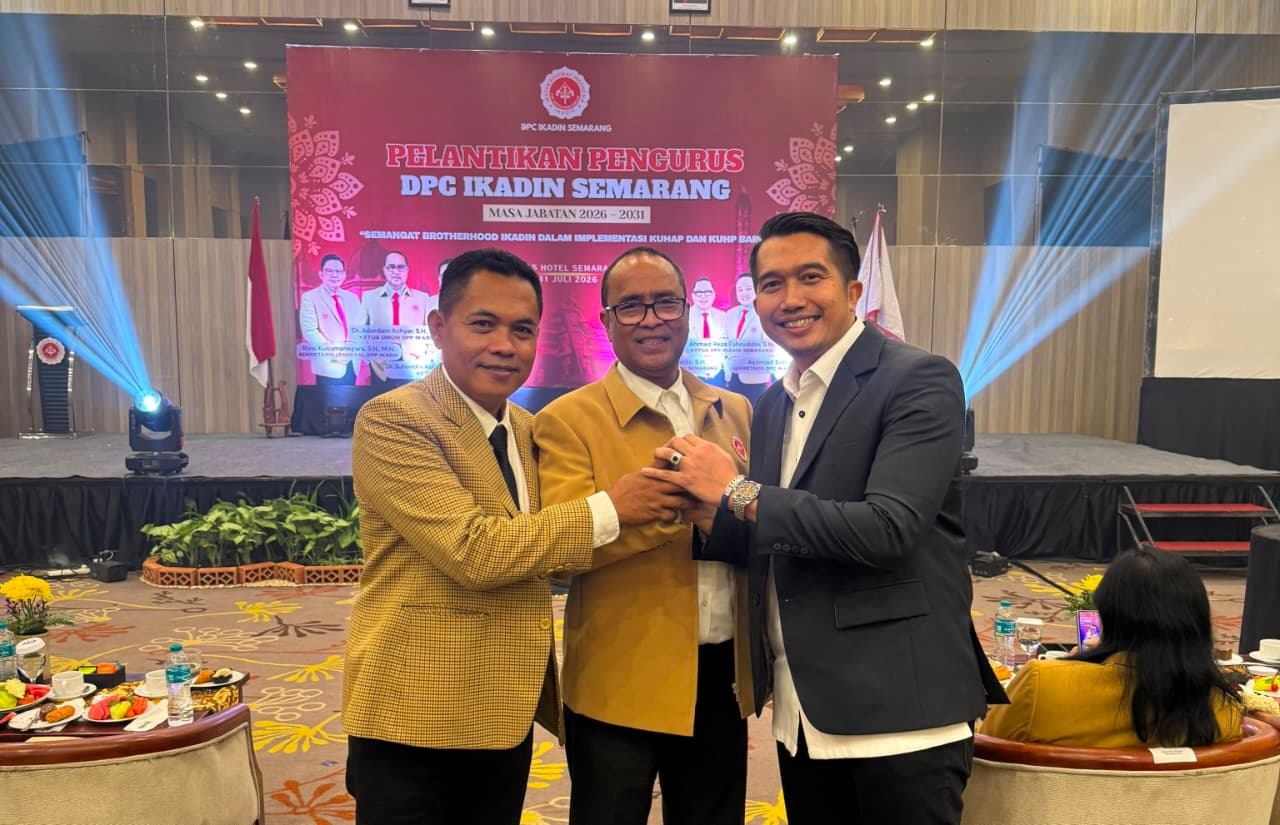Sunarto Siap Memimpin Regenerasi Advokat Muda yang Jadi Harapan Baru Ikadin Semarang