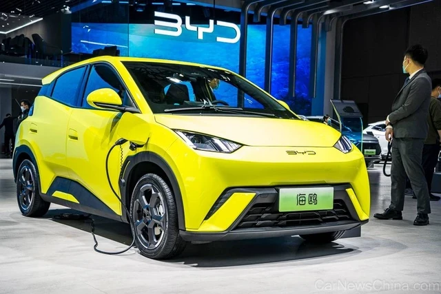 Berikut tampilan baru dari BYD Seagull