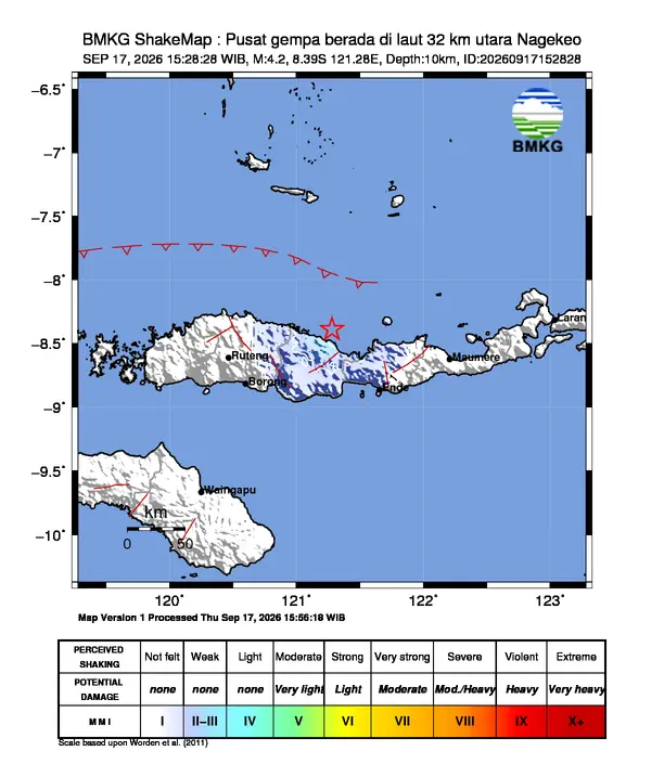 Gempa Bumi mengguncang Maluku Utara