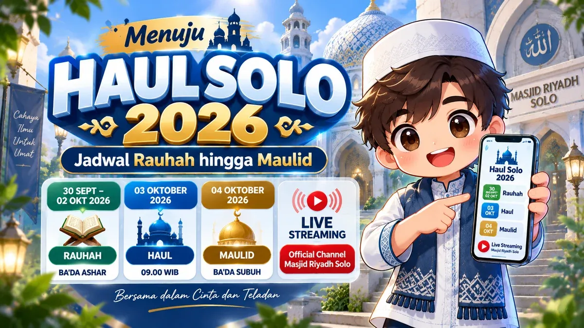 Acara Haul Solo 2026 dirayakan di masjid Riyadh Solo