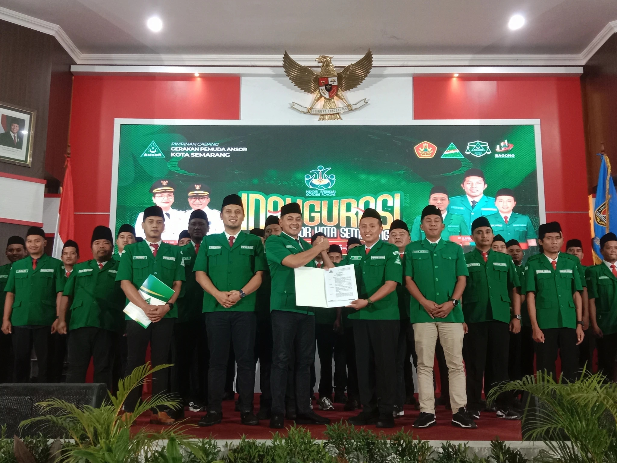 Inaugurasi PC GP Ansor Kota Semarang, Teguhkan Kemandirian Kader dan Perkuat Kolaborasi Ketahanan Pangan