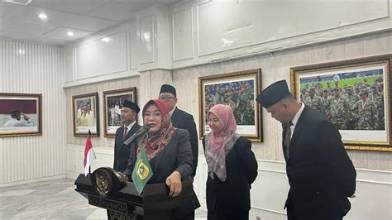 Kantor Kepala BKPSDM Yunita Mustika Putri Digeledah KPK.