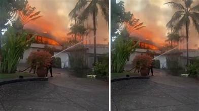 Kronologi kebakaran di Gudang Rongsokan di sunset Road Bali