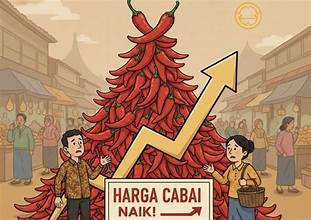 Kenaikan harga cabai rawit di beberapa wilayah yang cukup merata
