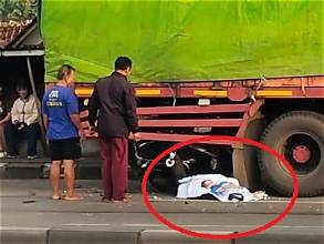 Laka lantas di pantura Ngaliyan menewaskan pengendara motor