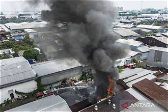 Proses pemadaman lokasi