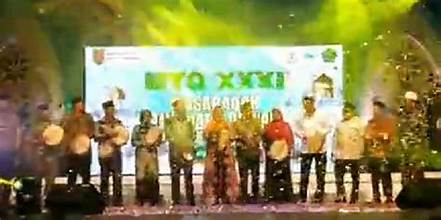 Kemeriahan MTQ hingga pecahkan rekor nyanyikan mars secara bersamaan