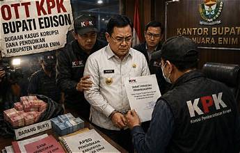 Dugaan kasus korupsi Bupati Edison