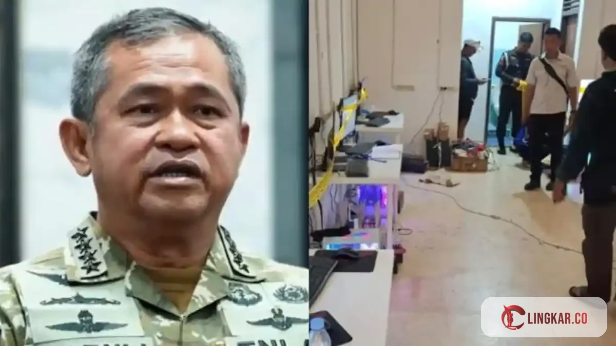 Rumah dinas TNI di Cijantung Jakarta Timur yang dijadikan markas judol