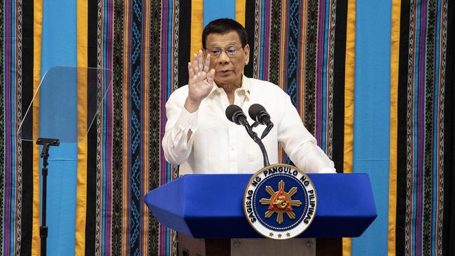 Presiden Filipina, Rodrigo Duterte. (ANTARA/LINGKAR.CO)
