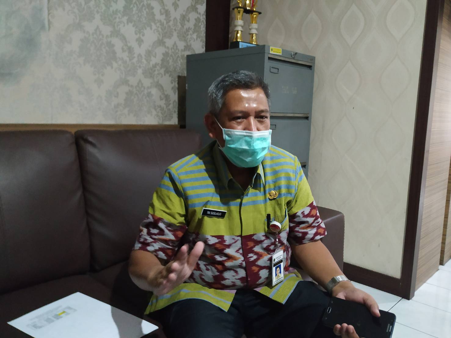 Kabid Sarpras Dinas Pertanian dan Perkebunan Jateng Tri Susilarjo.0 (RISCHA KRISDAYANTI/LINGKAR JATENG)