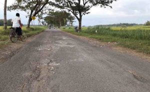 Tak Tersentuh, Jalan Provinsi Ngawen-Japah-Todanan Sudah Lama Rusak