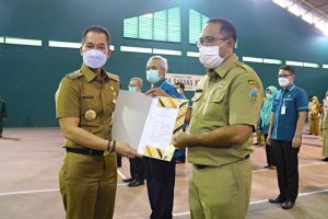 Lantik 119 Pejabat Pemkab Kudus, Hartopo: Kepentingan Masyarakat Harus Jadi Prioritas