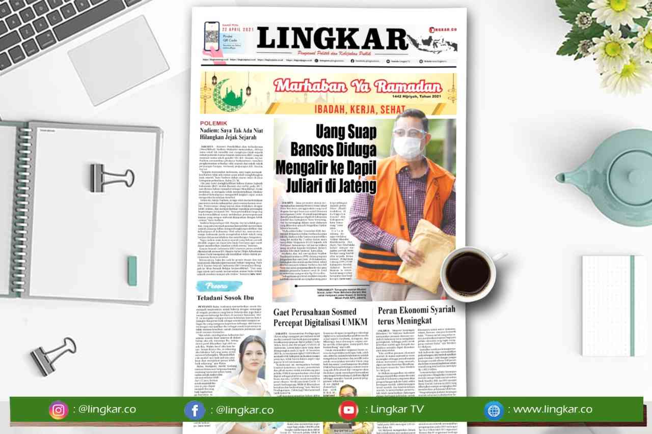 Koran Digital Lingkar Edisi Kamis 22 April 2021