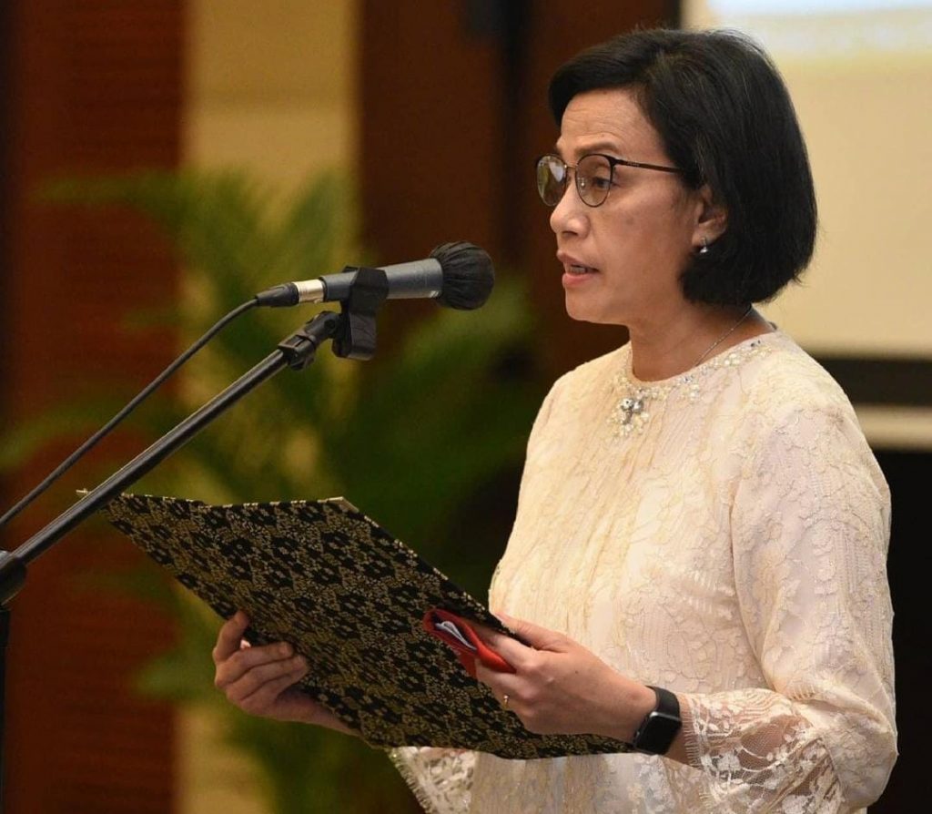SOSOK: Menteri Keuangan (Menkeu) RI Sri Mulyani menuturkan bahwa vaksinasi RI menduduki peringkat ke-11 dunia. (ISTIMEWA/LINGKAR.CO)