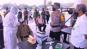 Larangan Mudik, 750 Personil Gabungan Lakukan Penjagaan Ketat di Sragen