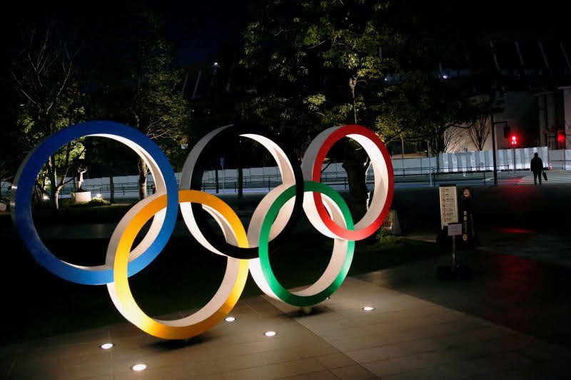 ILUSTRASI: Logo Olimpiade bergengsi, Olimpiade Tokyo. (ANTARA/LINGKAR.CO)