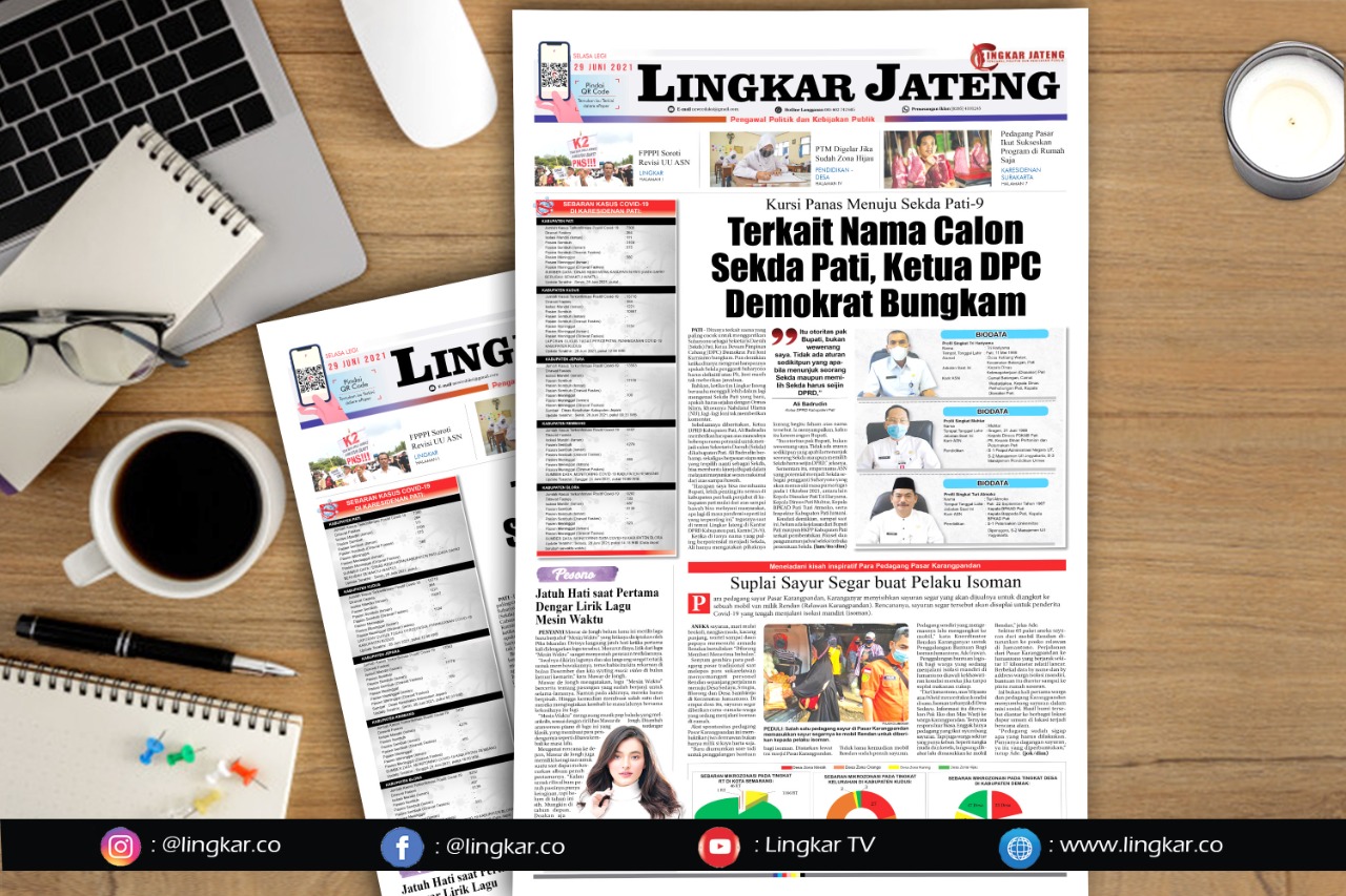 Koran Digital Lingkar Edisi Selasa 29 Juni 2021