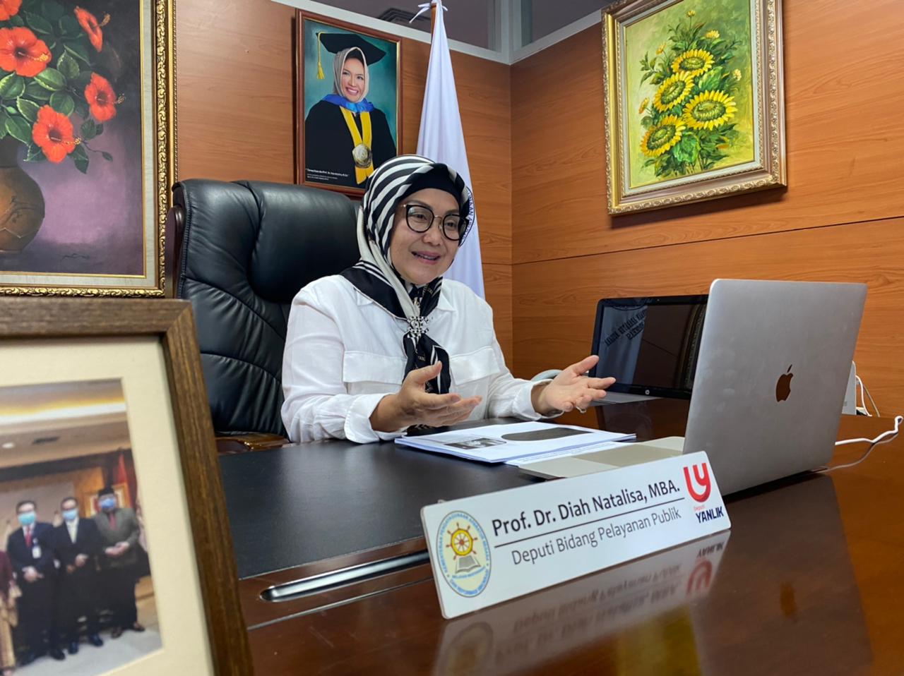 Deputi Bidang Pelayanan Publik Kemenpan RB, Diah Natalisa. FOTO: Dok. Kemenpan RB/Lingkar.co
