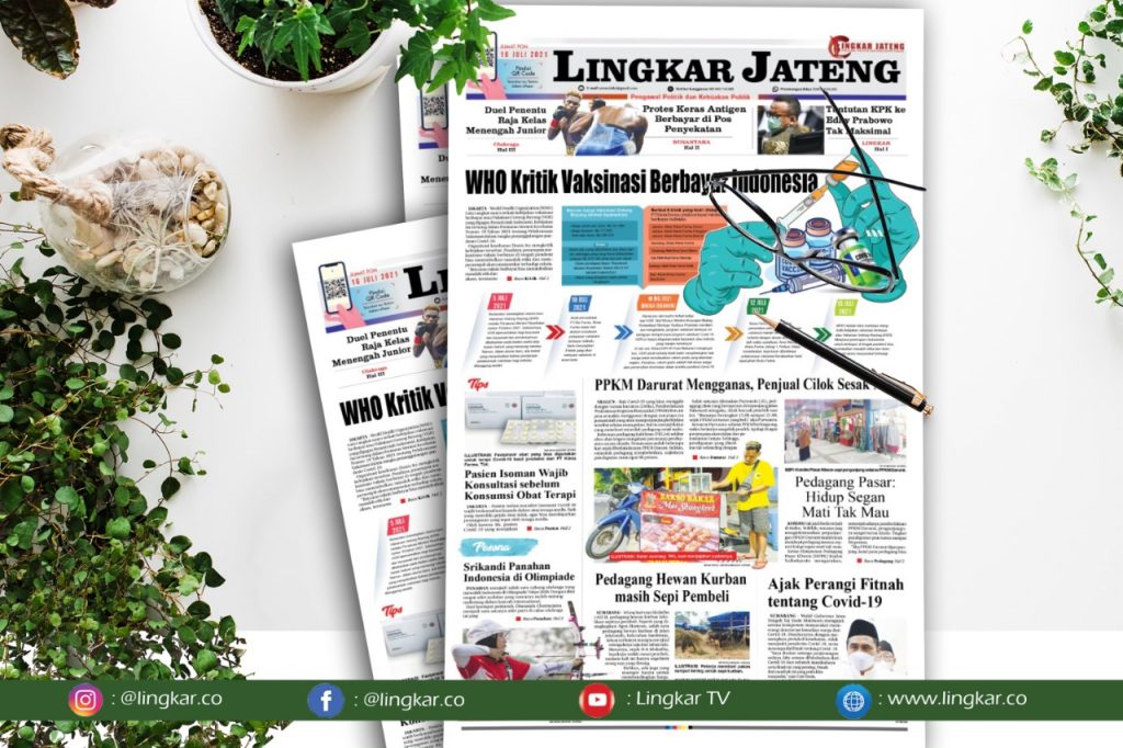 Koran Digital Lingkar Edisi Jumat 16 Juli 2021