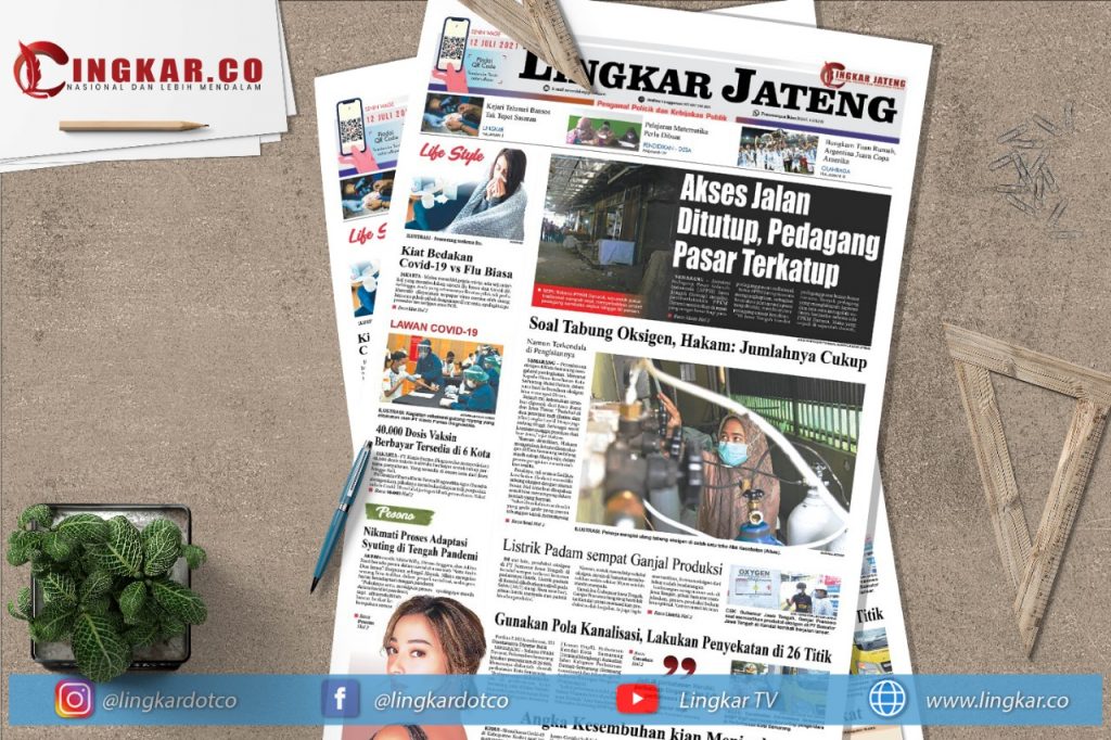 Koran Digital Lingkar Edisi Senin 12 Juli 2021