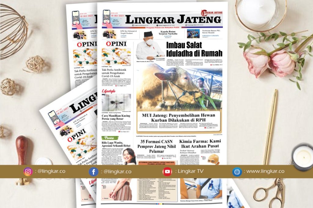 Koran Digital Lingkar Edisi Senin 19 Juli 2021