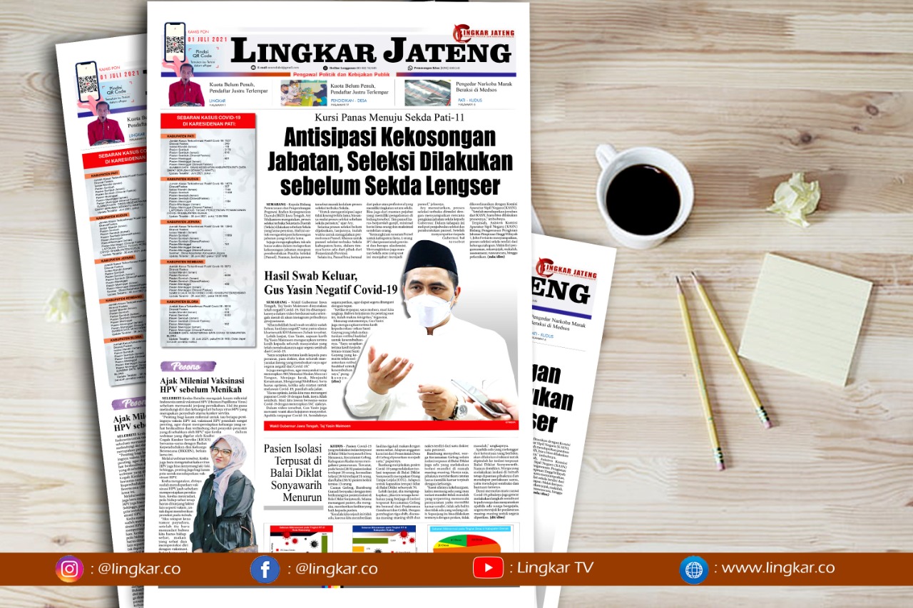 Koran Digital Lingkar Edisi Kamis 1 Juli 2021