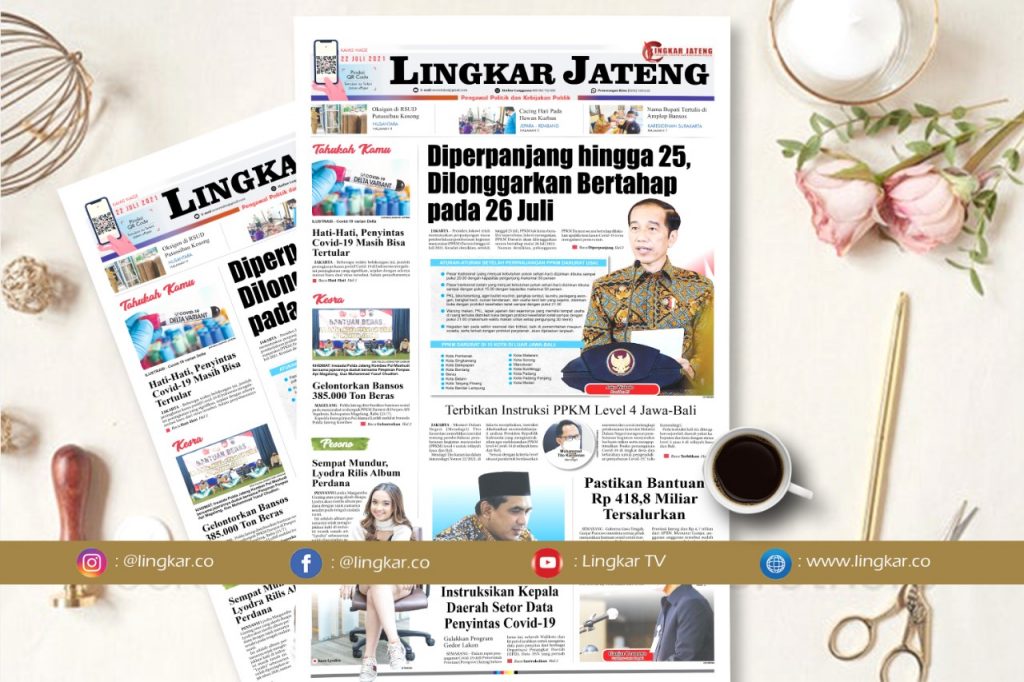 Koran Digital Lingkar Edisi Kamis 22 Juli 2021