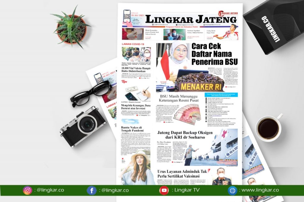 Koran Digital Lingkar Edisi Kamis 29 Juli 2021