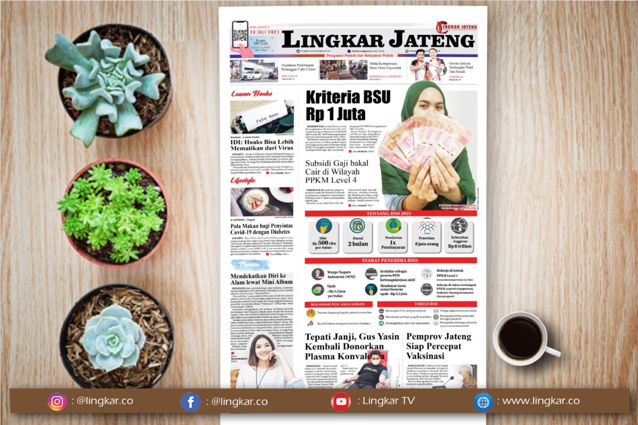 Koran Digital Lingkar Edisi rabu 28 Juli 2021