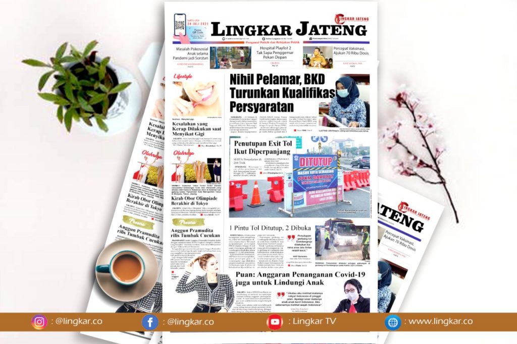 Koran Digital Lingkar Edisi sabtu 24 Juli 2021