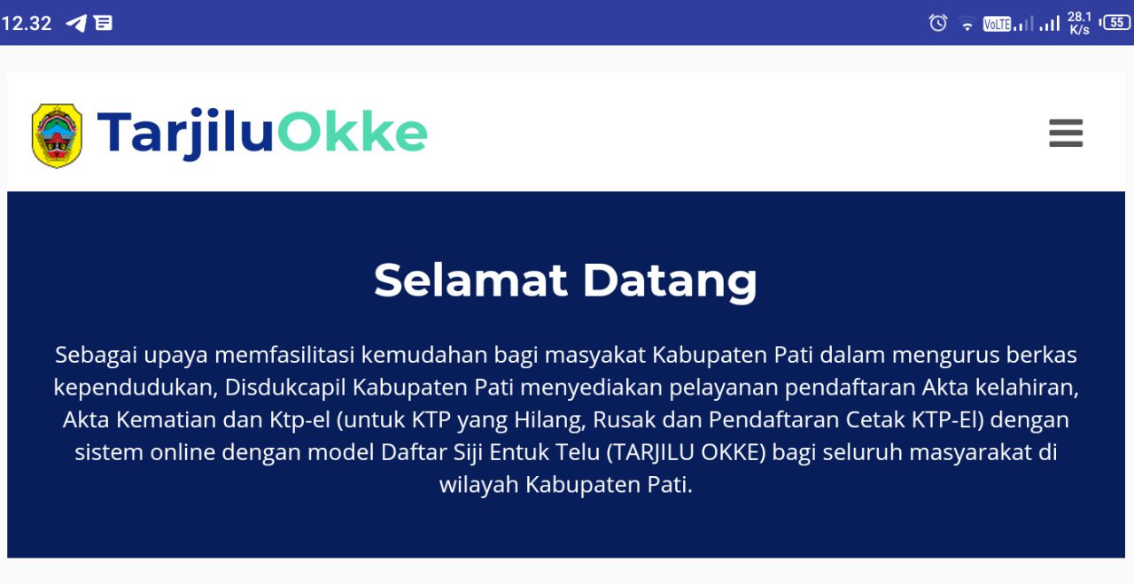 TAMPILAN: Aplikasi Tarjilu Okke. (IBNU MUNTAHA/LINGKAR.CO)