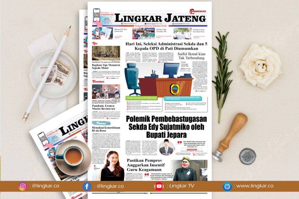 Koran Digital Lingkar Edisi Senin 16 Agustus 2021