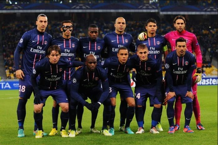 Skuad tim Paris Saint-Germain (PSG). PSG akan menghadapi RB Leipzig malam ini dalam lanjutan Liga Champion Grup A. WIKI/LINGKAR.CO