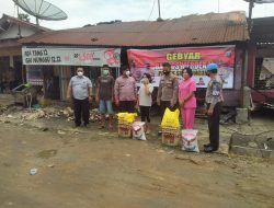 Kapolesk Bangun Bantu Korban Kebakaran di Simalungun
