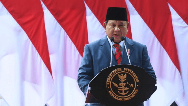 Menteri Pertahanan RI Prabowo Subianto dalam suatu kesempatan. IST/LINGKAR.CO