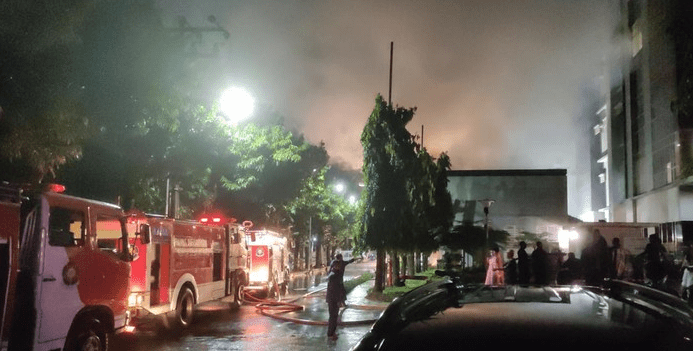 Rumah Sakit Kariadi Semarang kebakaran. Istimewa/Lingkar.co