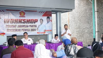 ISTIMEWA / LINGKAR JATENG SINERGI: DPC Partai Gerindra Kudus adakan workshop Perkuat Jaringan Partai Gerindra untuk Sukseskan Pemilu 2024, Minggu (12/12).