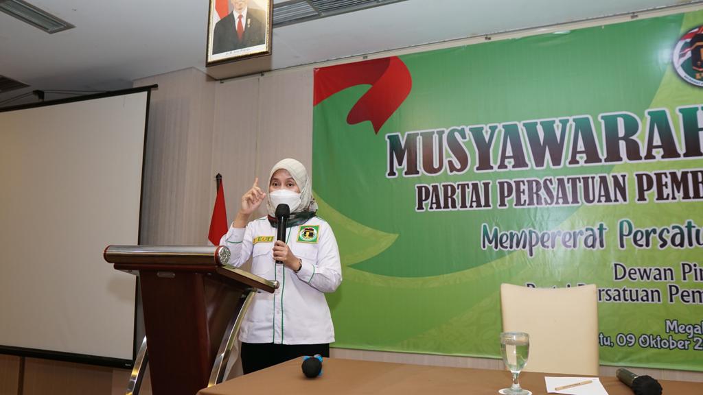 Ketua DPP PPP Bidang Kesehatan Atik Heru Maryanti. MUHAMMAD IDRIS/LINGKAR.CO