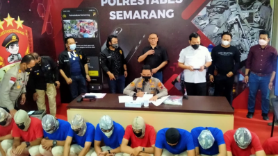 10 Siswa SMK Akpelni di Tangkap Polisi Lantaran Aniaya Juniornya. ISTIMEWA/Lingkar.co
