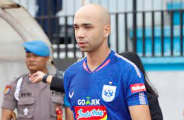 Pemain Sepak Bola Tim PSIS Semarang asal Brazil, Bruno Silva. ISTIMEWA/Lingkar.co
