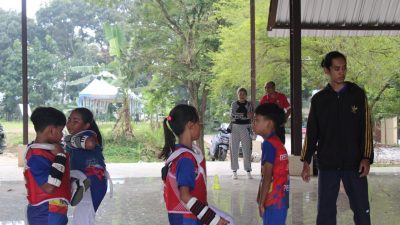 Proses latihan Great Taekwondo Community (GTC) Semarang di Semarang, Minggu (16/1/2022). Muhammad Nurseha/lingkar.co