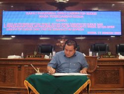 DPRD Gelar Sidang Paripurna Usulkan Pemberhentian Wakil Ketua DPRD