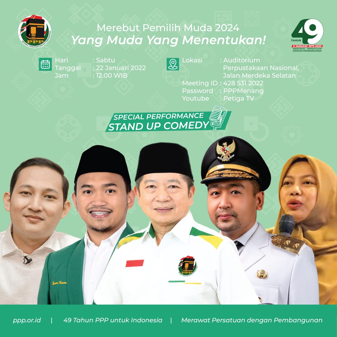 Talkshow Merebut Pemilih Muda 2024 Yang Muda yang Menentukan. dok pribadi?Muhammad Idris/Lingkar.co