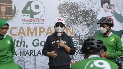 Ketua Umum PPP Suharso Monoarfa saat Menyampaikan Sambutan. dok prbadi/Muhammad Idris/Lingkar.co