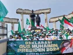 Warga Muda NU Surabaya Deklarasikan Gus Muhaimin Capres 2024