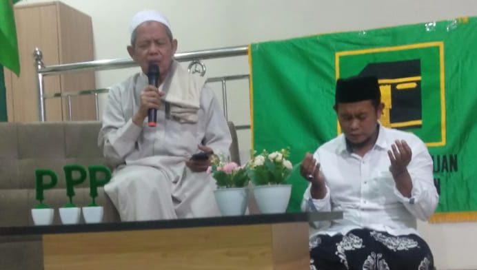 Majelis Syariah DPP PPP, sekaligus pengasuh Pondok Pesantren Lirboyo Kediri unit Darussalam, KH Mahin Toha. dok pribadi/Achmad Rohadi/Lingkar.co