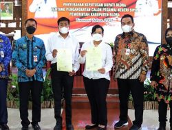 Bupati Blora Serahkan 61 SK CPNS Formasi Tahun 2021