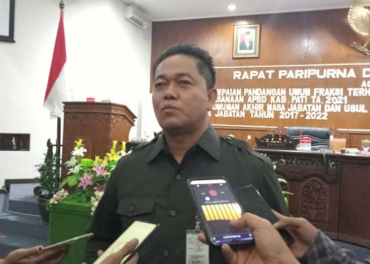 Ketua DPRD Pati, Ali Badrudin. (Arif Febriyanto/Lingkar.co)